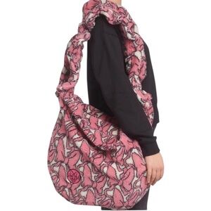 Chopova Lowena x Disney Daisy Duck Bow Fleece Shoulder Bag